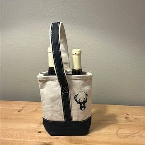 Milwaukee Bucks Canvas Wine Tote